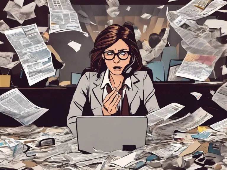 Stressed Woman Leader